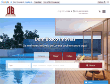 Tablet Screenshot of domboscoimoveis.com.br